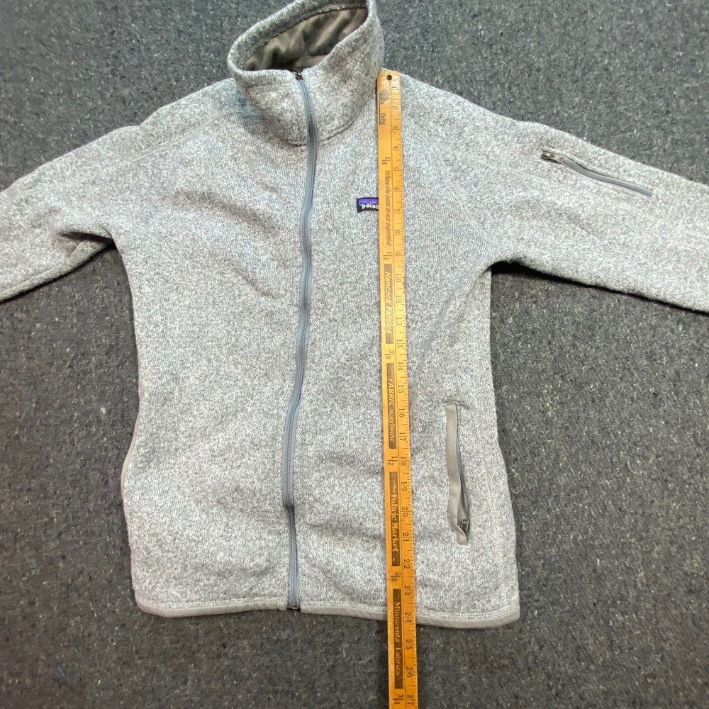 Patagonia Better Sweater Sz M Womens Grey Gorpcore Full Zip Fleece Jacket - Picture 9 of 11